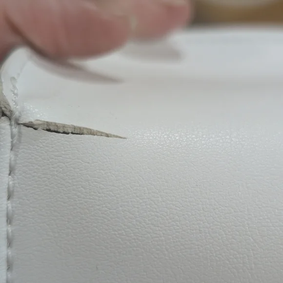 Yves Saint Laurent Silver Sunglasses with Green Lenses - Picture 5 of 5